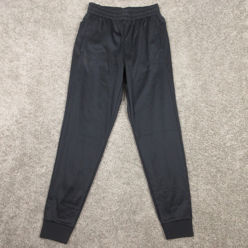 Under Armour Sweatpants Mens Medium Black UA Fleece Joggers Casual Sport NEW